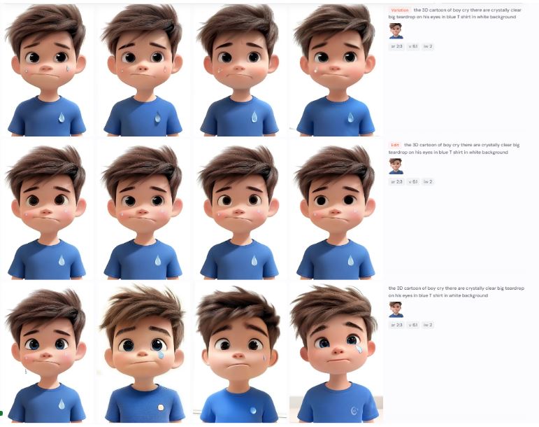 3D Animation Cry